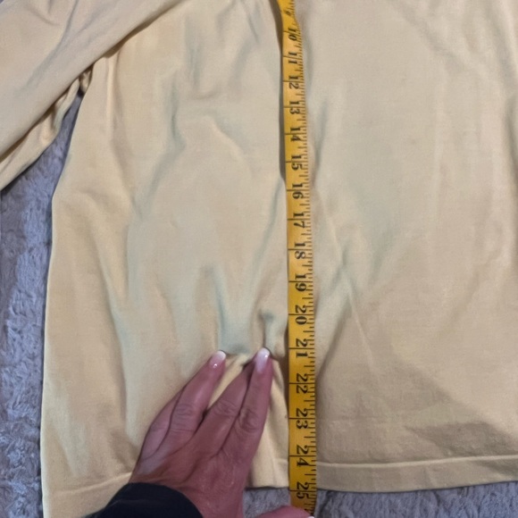 Yellow long sleeve top by Cami in 3x - Picture 7 of 8